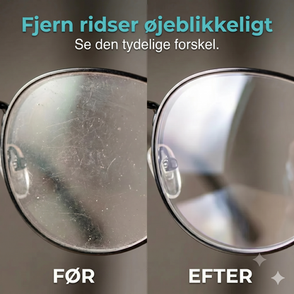 Professionel ridserparationsspray til linser gendanner den originale klarhed