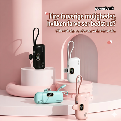5000 mAh bærbar mini-powerbank til telefon