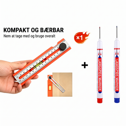 Multifunktionelt opmærkningsvaterpas
