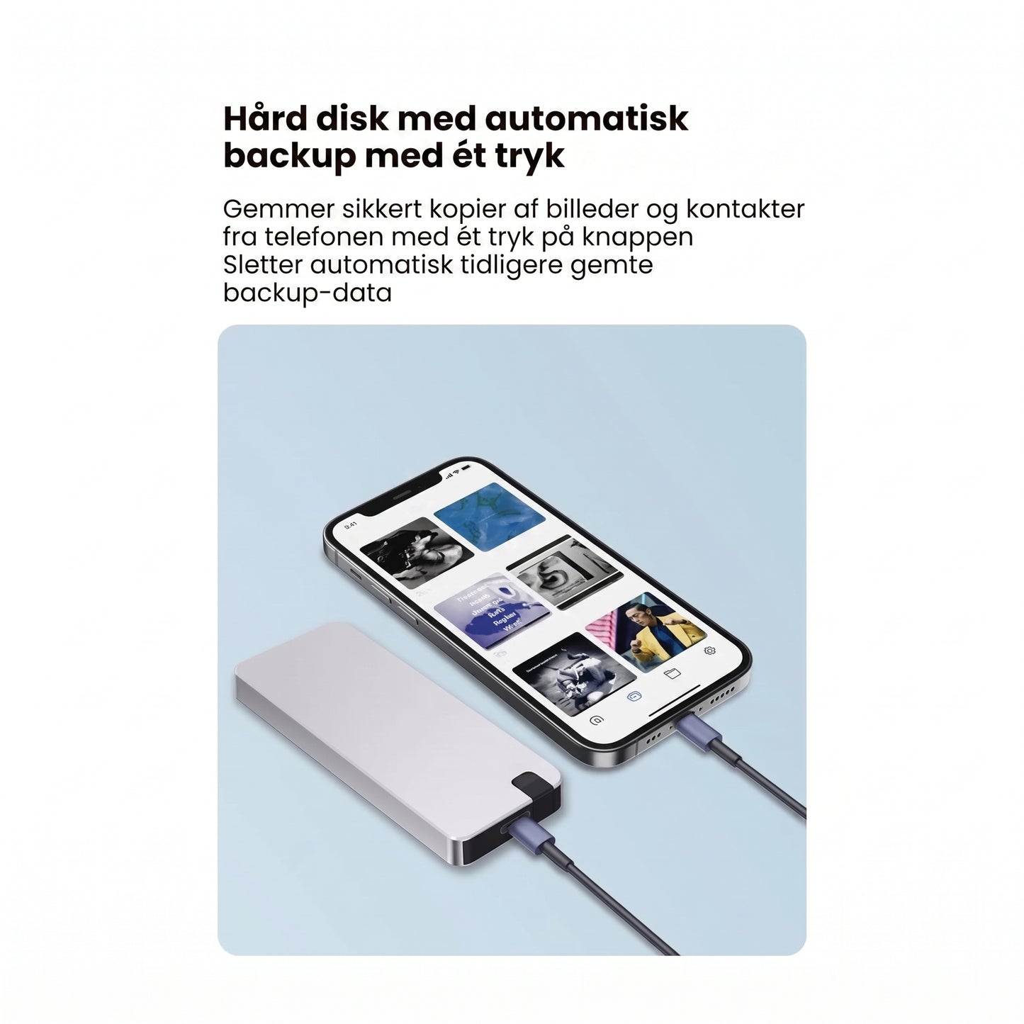 500 GB USB-stick med hurtig ekstern lagring
