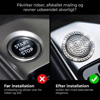 Strassring til bilens startknap