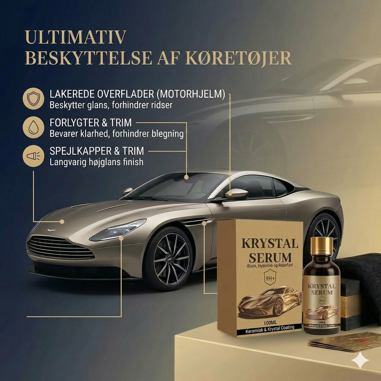 Keramisk coating-sæt til bil