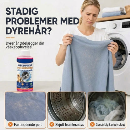4-i-1 vaskemaskinerens mod kæledyrshår og lugt