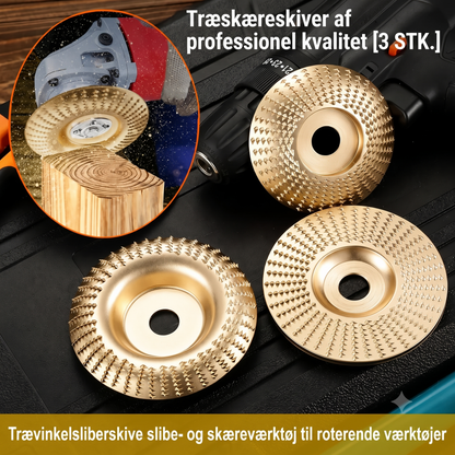CarveX præcisions-slibeskiver - sæt med 3 dele
