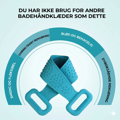 Silikone rygskrubber