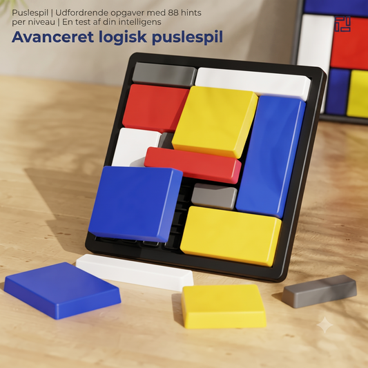 Logisk tænkespil med udfordrende puslespil