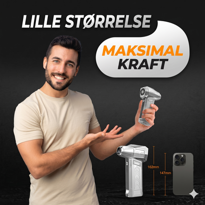 Kraftfuld turboventilator