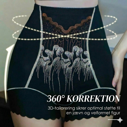 Højtaljede shaping-shorts til kvinder