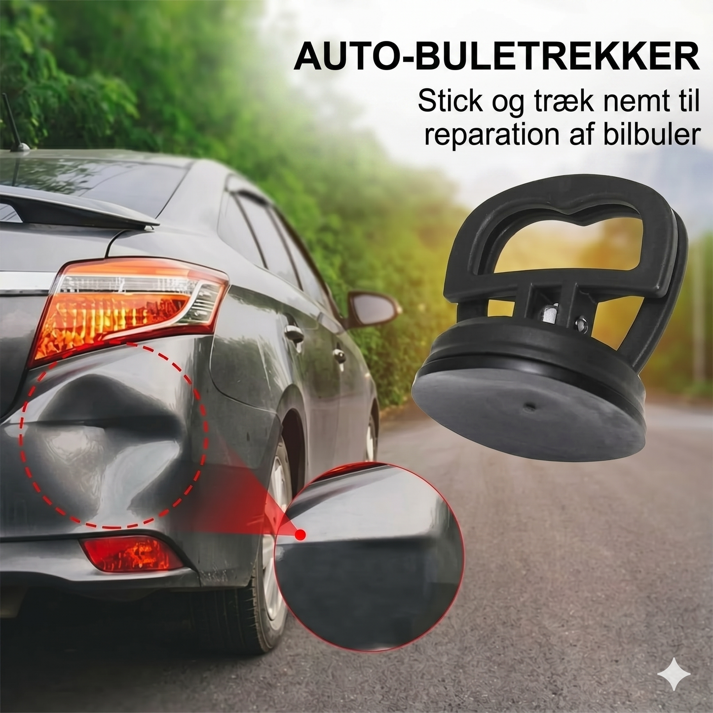 Bulefjerner-sugekopper til biler