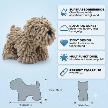Mikrofiberhåndklæde til hunde