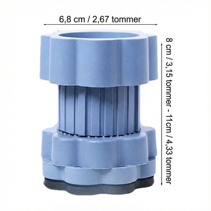 Universelle højdeforhøjere til vaskemaskiner