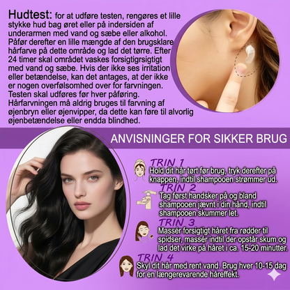 Levende pumpehårfarve