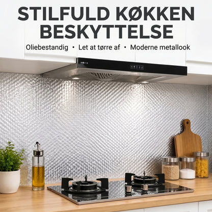 Selvklæbende aluminiumsfolie til køkken 40 x 300 cm