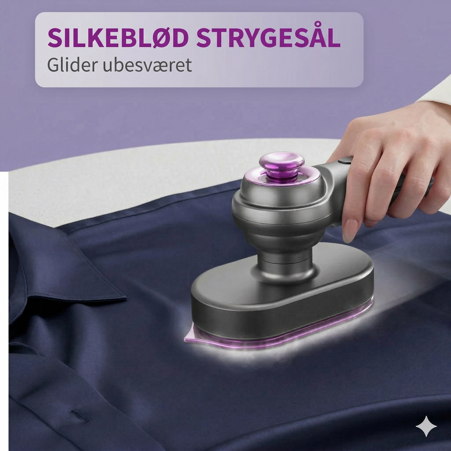 Bærbar hånddamper til tøj