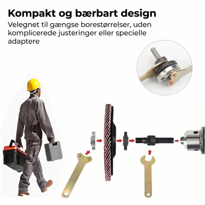 Boremaskine konverteringssæt til slibning