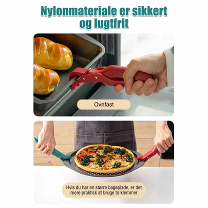 Multifunktionel skålholder-clip mod forbrænding