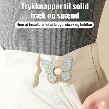Aldrig mere bukser, der falder ned! Aftageligt sommerfuglespænde