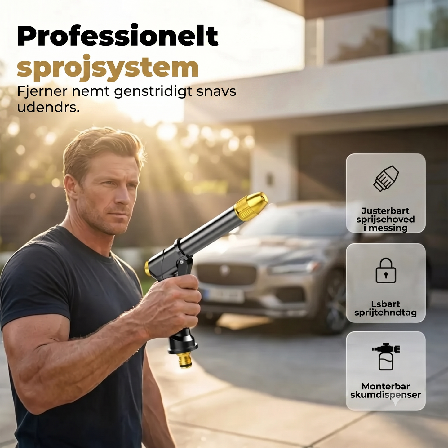 Sprøjtepistol til haveslange