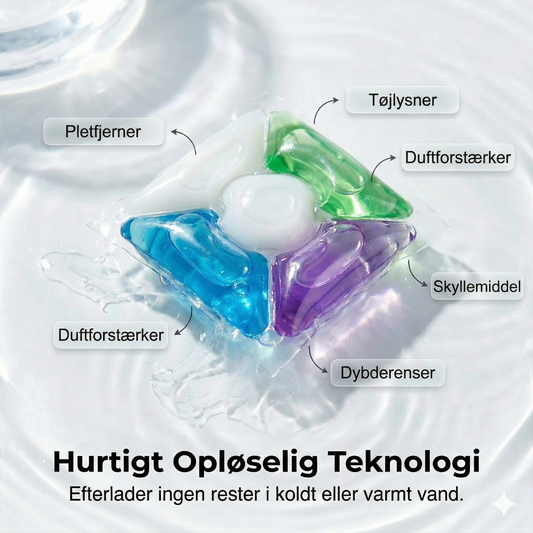 Vaskemiddelkapsler til grundig rengøring og sterilisering (11g*5 stk.)