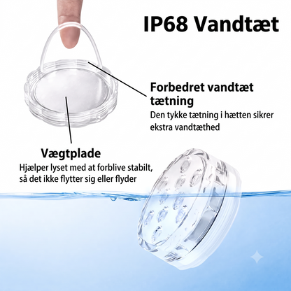 Vandtæt RGB-belysning til swimmingpool