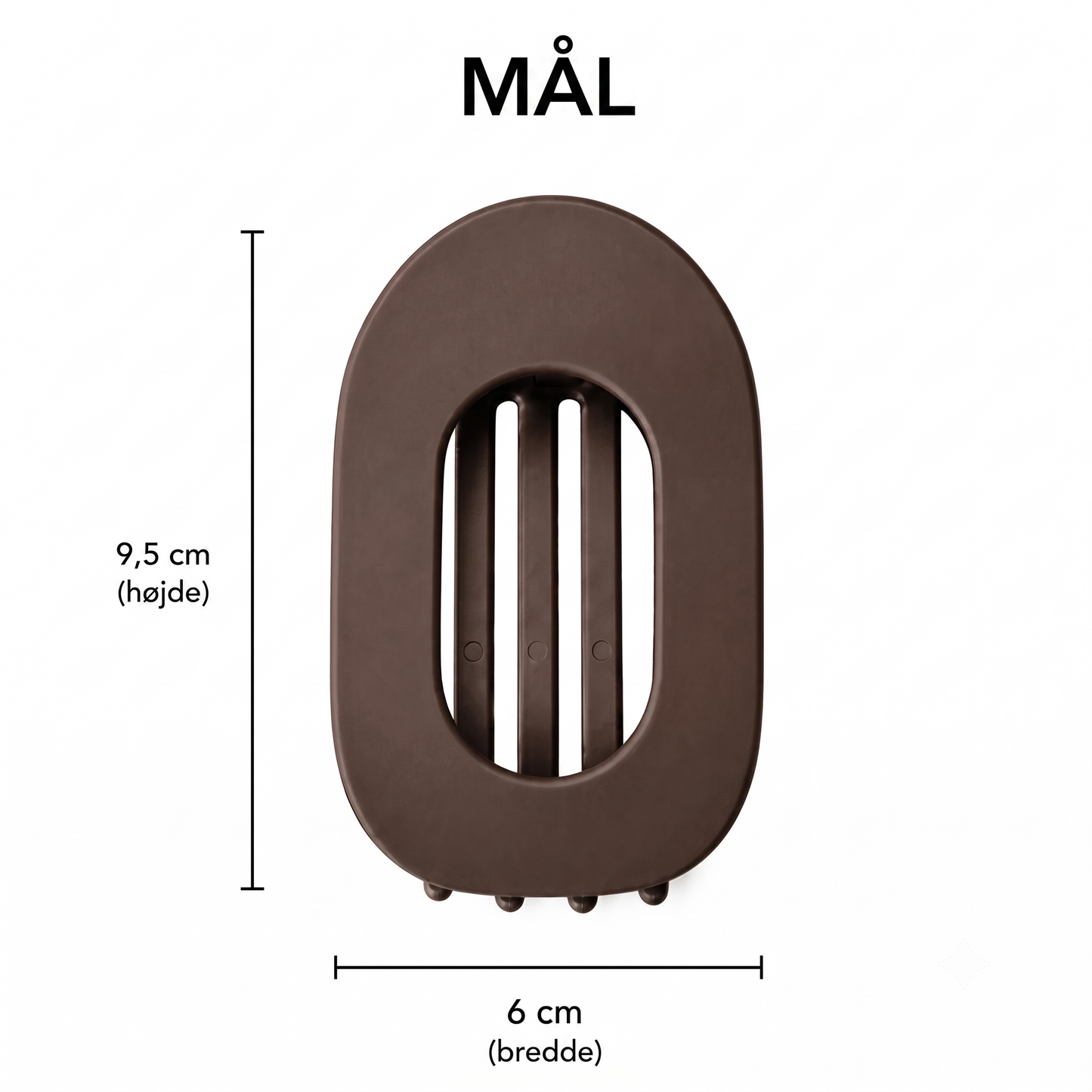 Komfortabel hårspænde