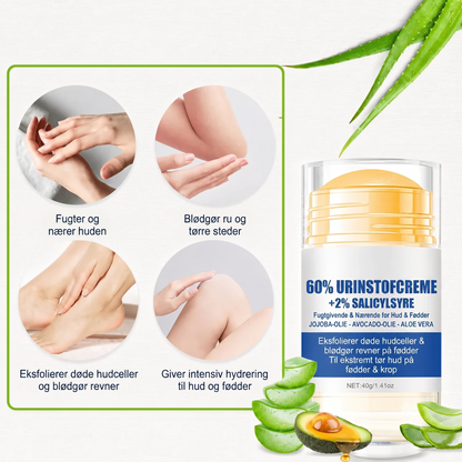 Fugtgivende fodcreme mod revner