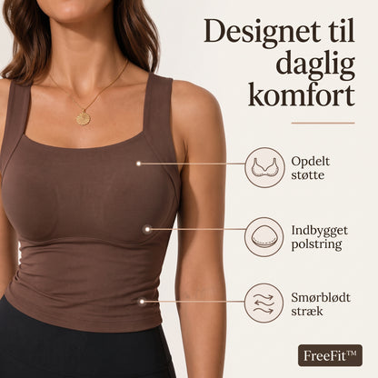 ReeFit bh-top uden bøjle med behagelig støtte