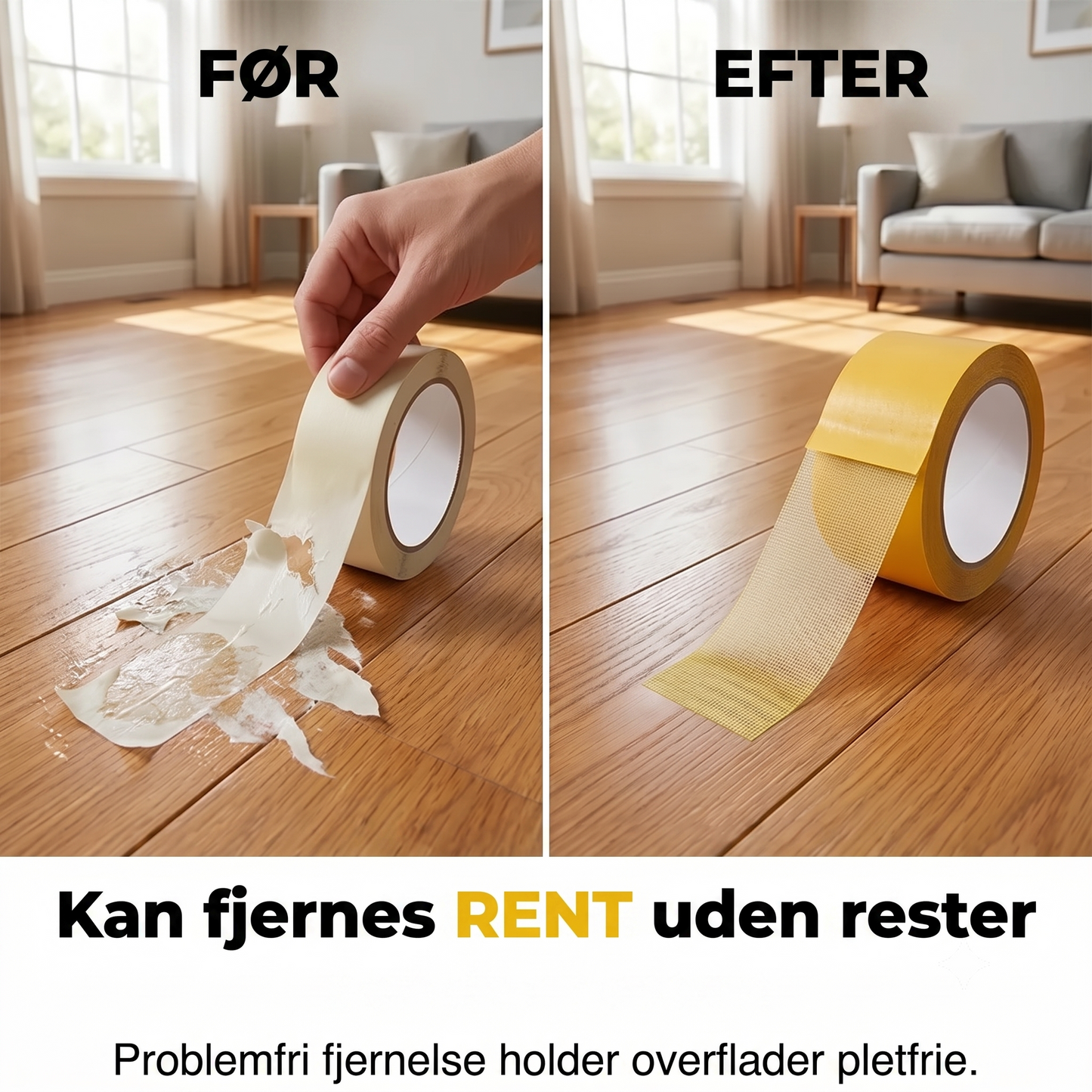 Dobbeltklæbende tape