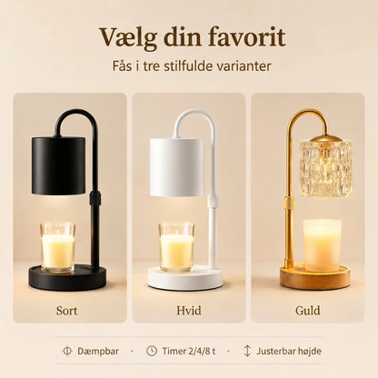 Lysvarmelampe uden åben ild