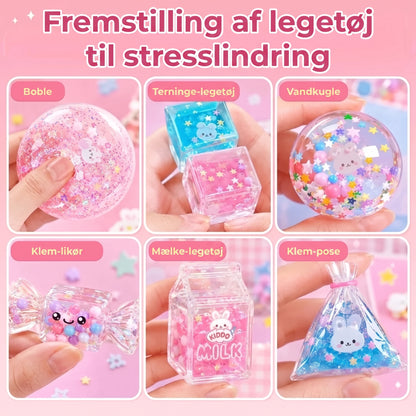 DIY Bubble Squishies hobbykit med 41 dele