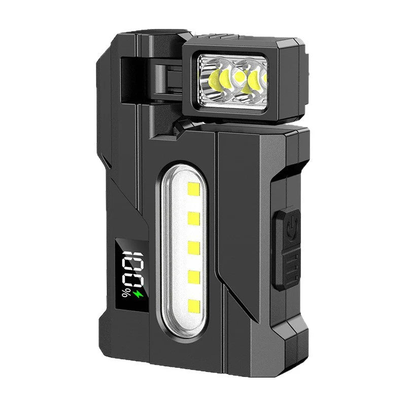 LED-arbejdslampe med 180° drejeligt hoved