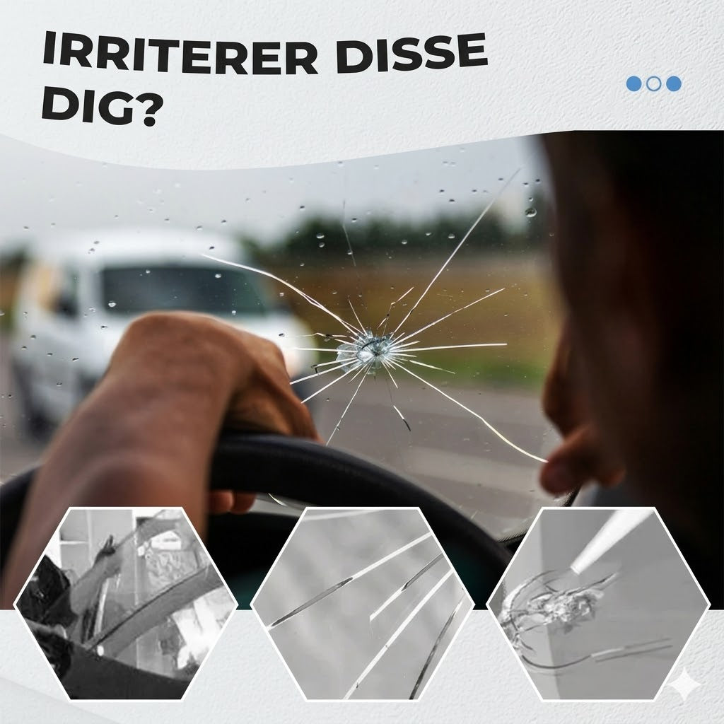 Glasreparationssæt til revner