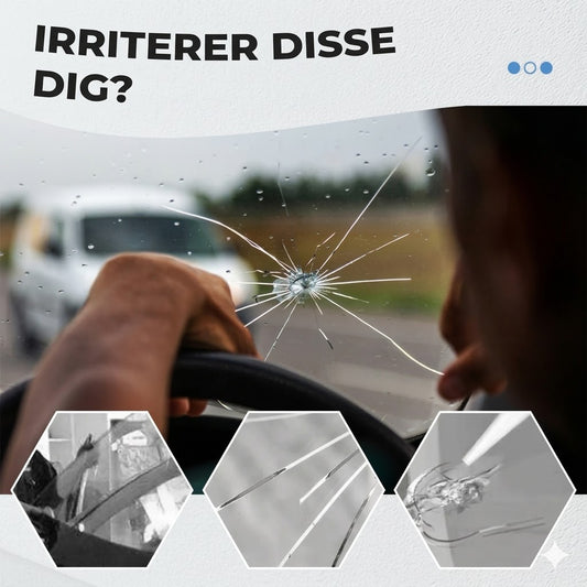 Glasreparationssæt til revner