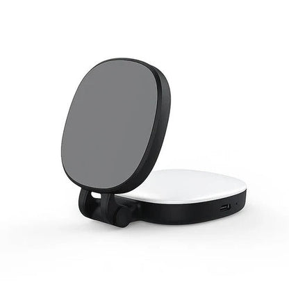 3-i-1 telefonstativ, spejl og magnetisk selfie-lys