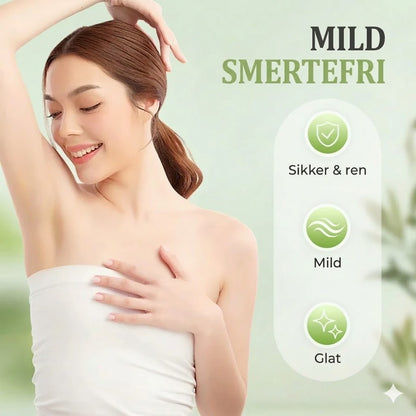 Mild og ikke-irriterende hårfjerningscreme (230g + skraber)