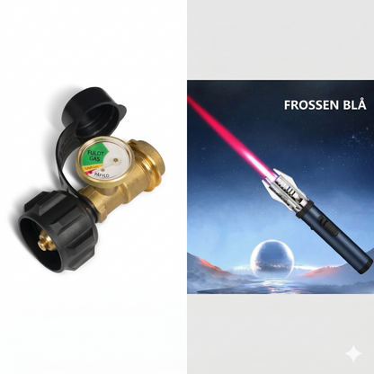 Universel propantankmåler til 5-40 punds flaskegasbeholdere