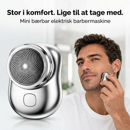 Mini elektrisk barbermaskine med USB-opladning