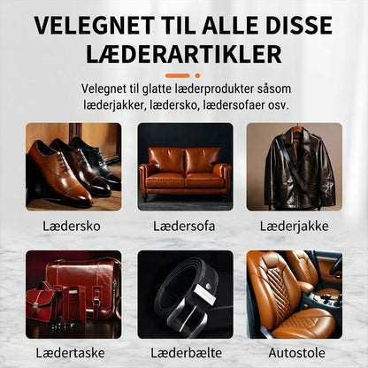 Læderreparationsbalsam til ridser og farvegenopfriskning