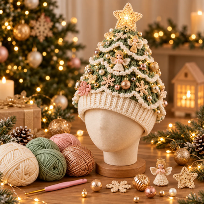 DIY-hæklesæt til juletræshue
