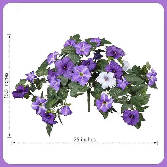 Kunstige petunier 2 stk. – altid i smuk blomst