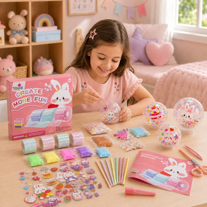 DIY Bubble Squishies hobbykit med 41 dele