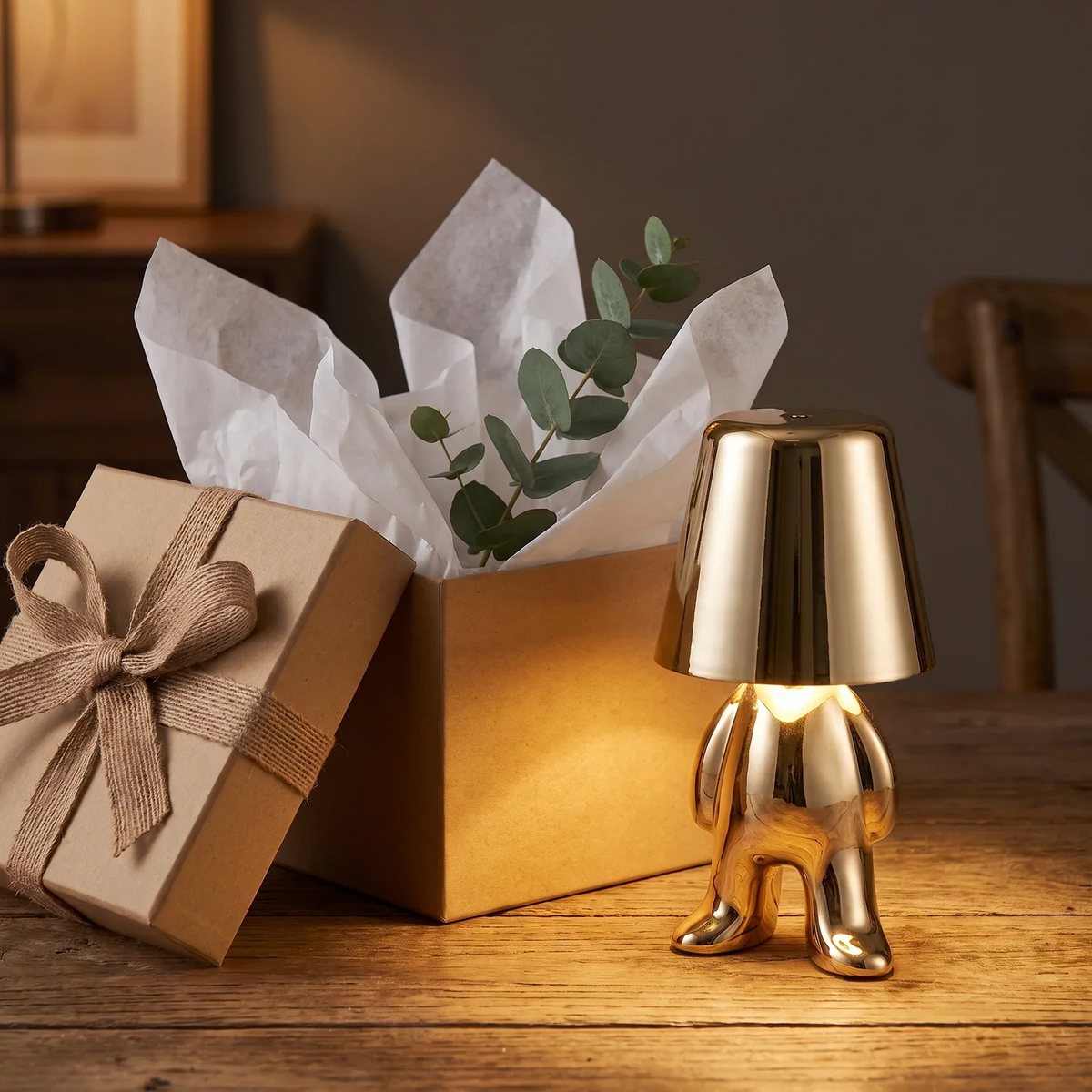 Otto trådløs bordlampe med touchbetjening