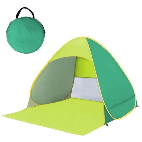 Automatisk pop-up strandtelt
