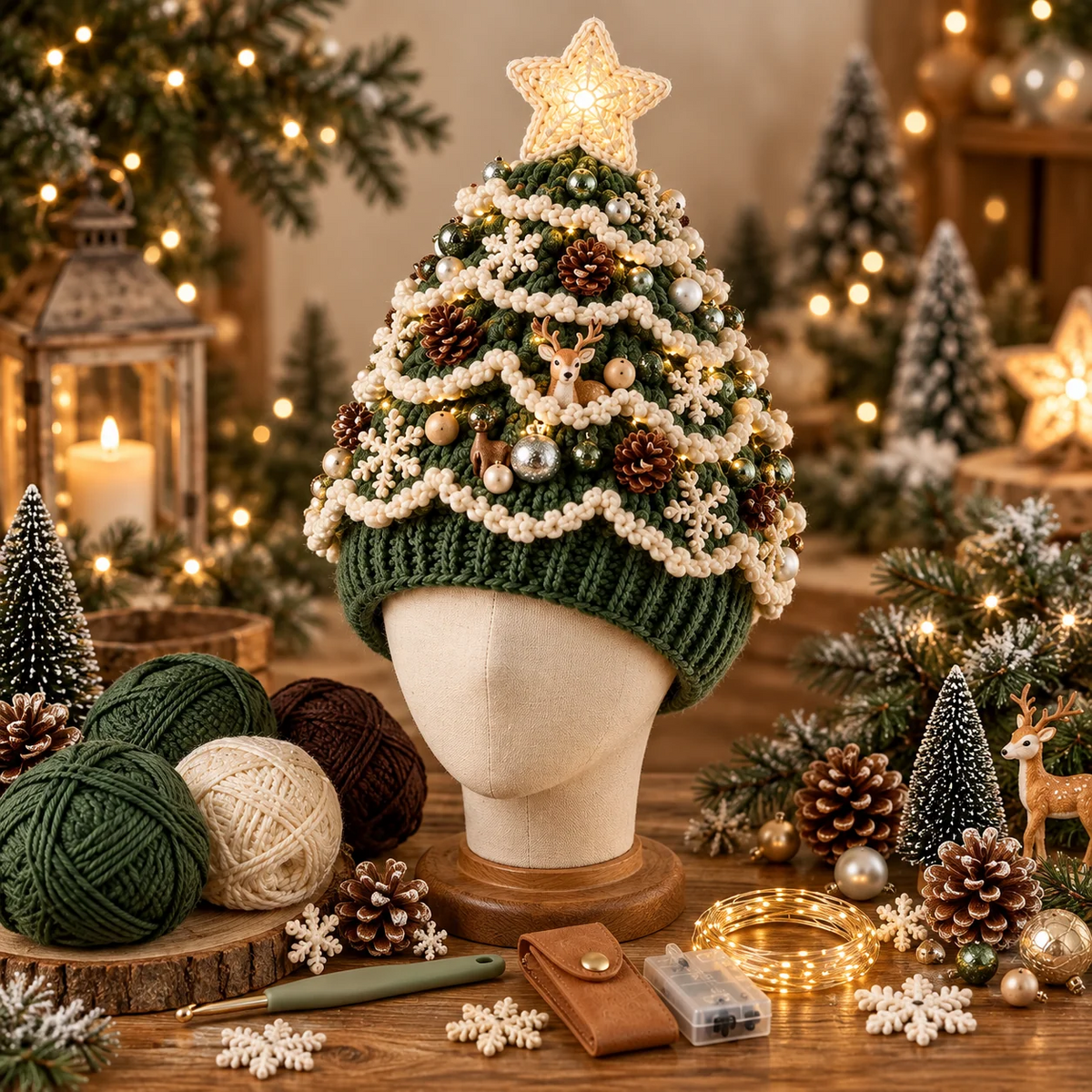 DIY-hæklesæt til juletræshue