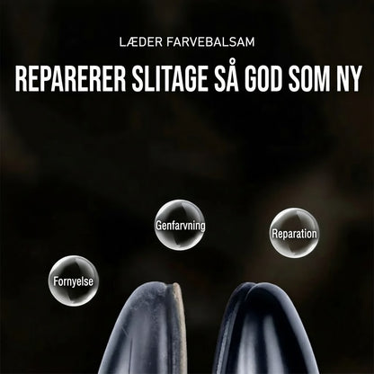 Læderreparationsbalsam til ridser og farvegenopfriskning