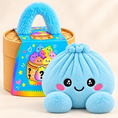 Dumpling squishy-bamser med dampkurv
