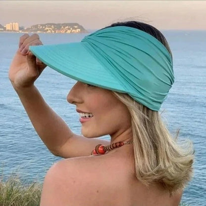 Solskærmskasket til kvinder på stranden