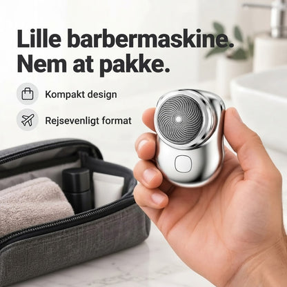 Mini elektrisk barbermaskine med USB-opladning
