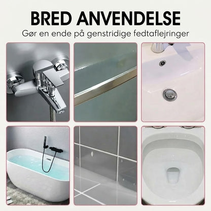Badeværelsesrengøringsspray mod kalk og sæberester