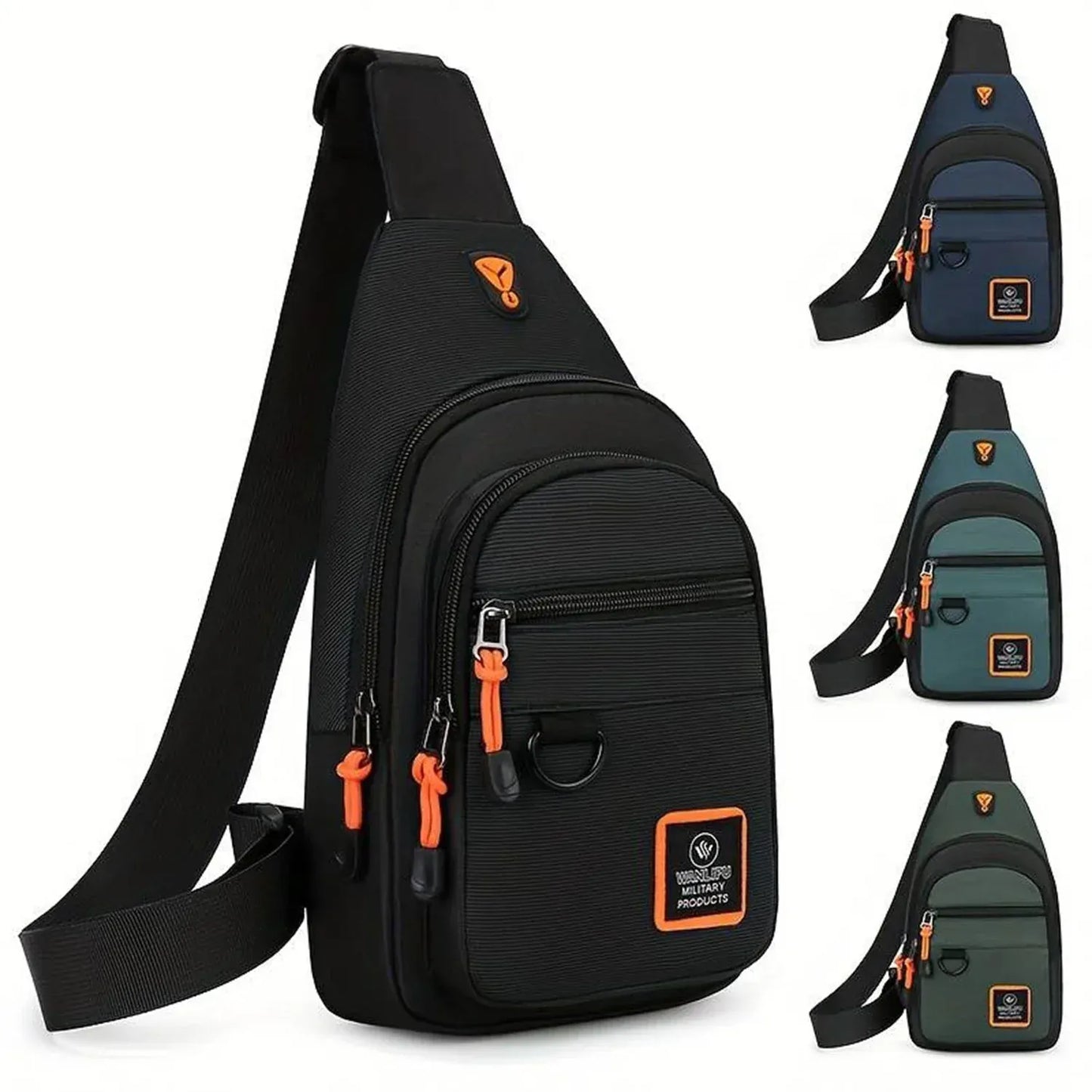 Vandtæt crossbody-taske med flere rum